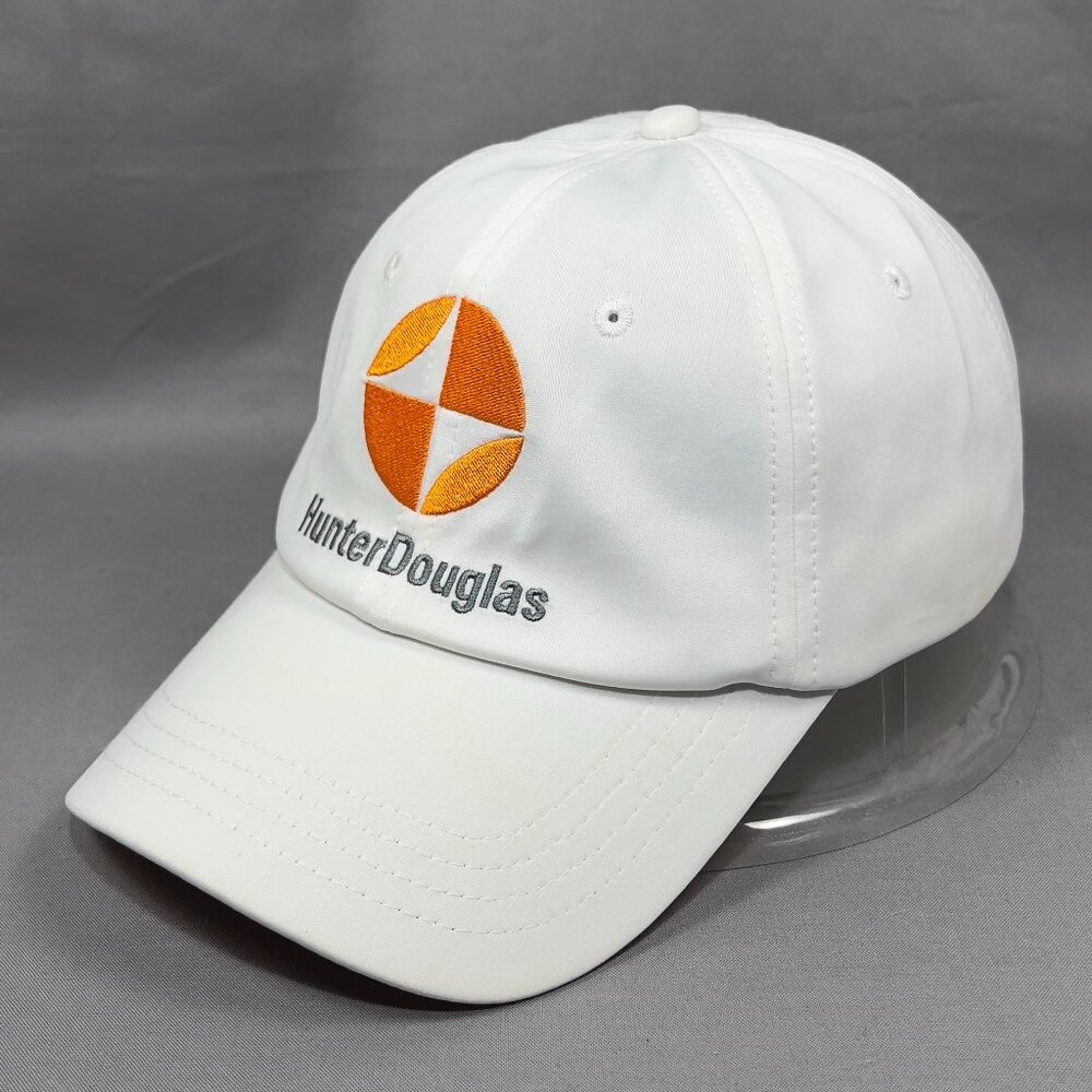 Hunter Douglas Strapback Hat Cap White Souvenir Golfing Outdoor Promo Dad Mens